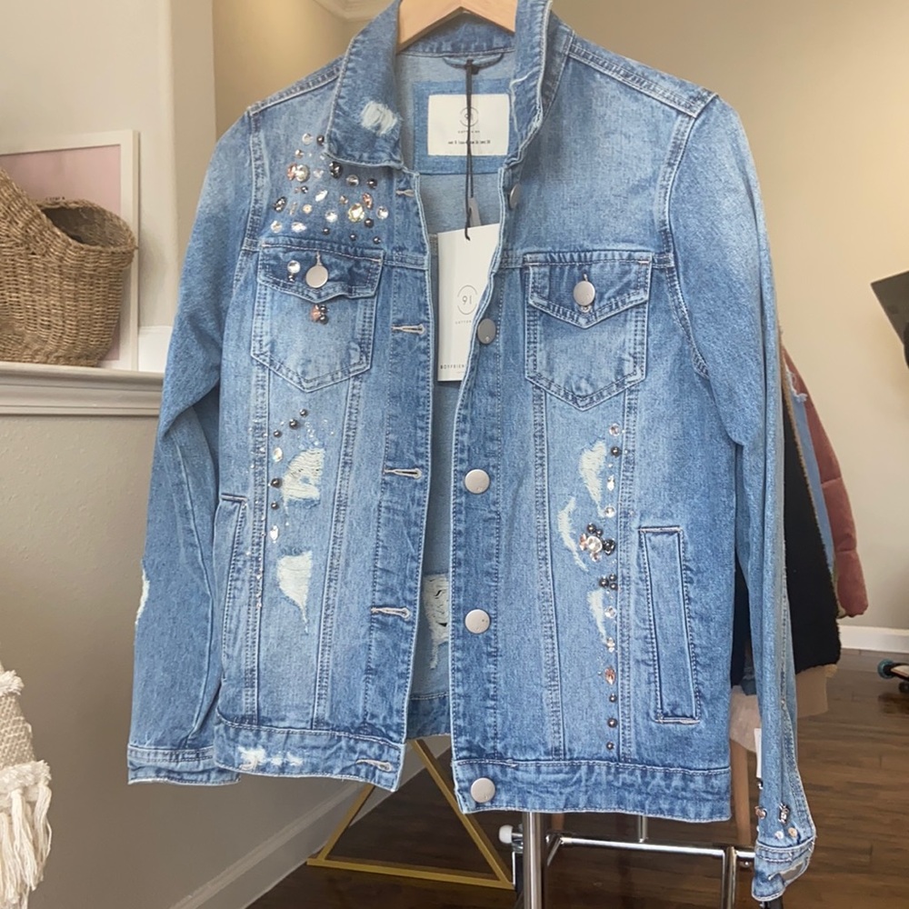 Embellished Denim Jacket